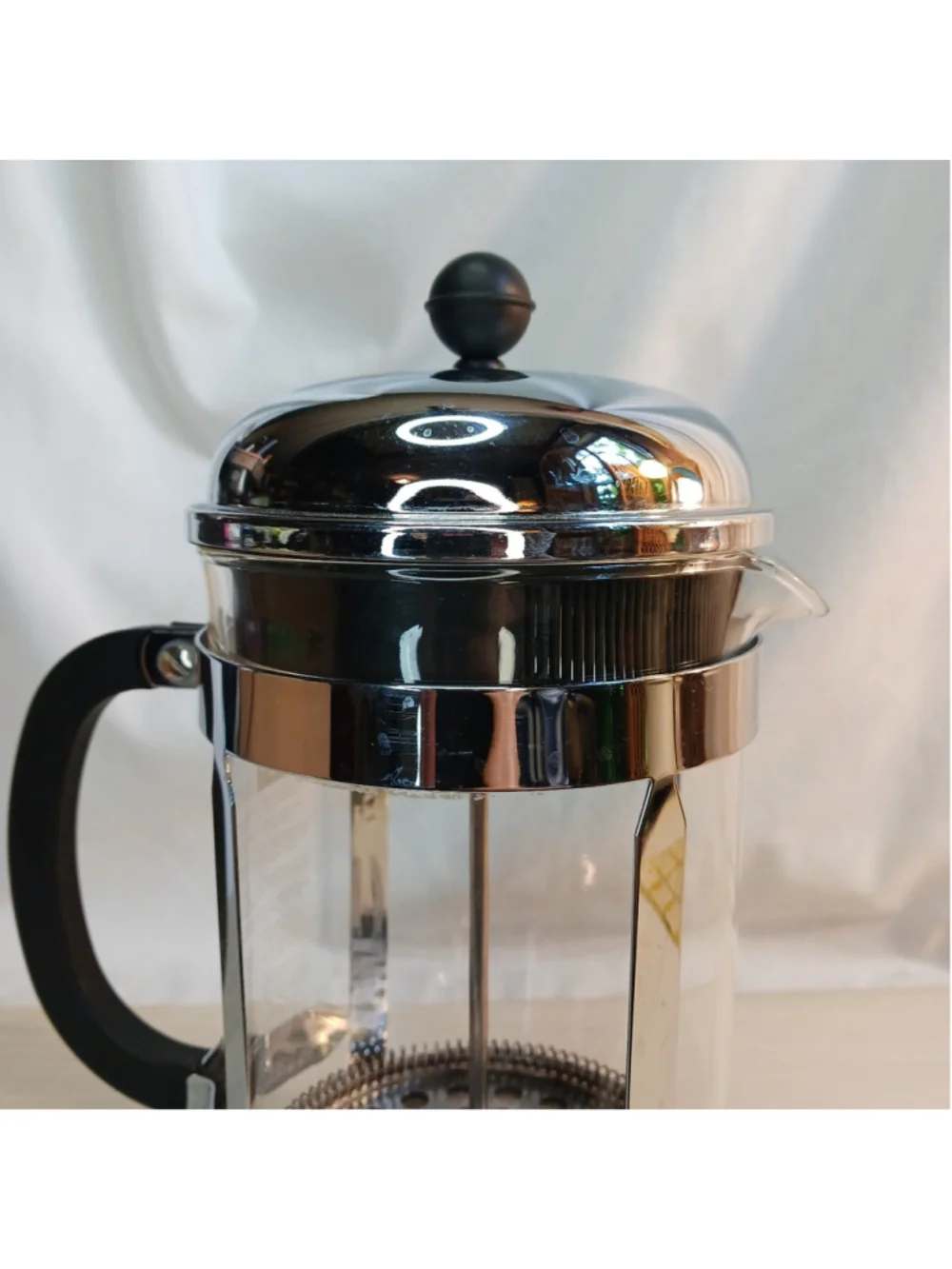 Bodum Chambord The Original French Press 8 Cup Coffee Maker 34 OZ Silver